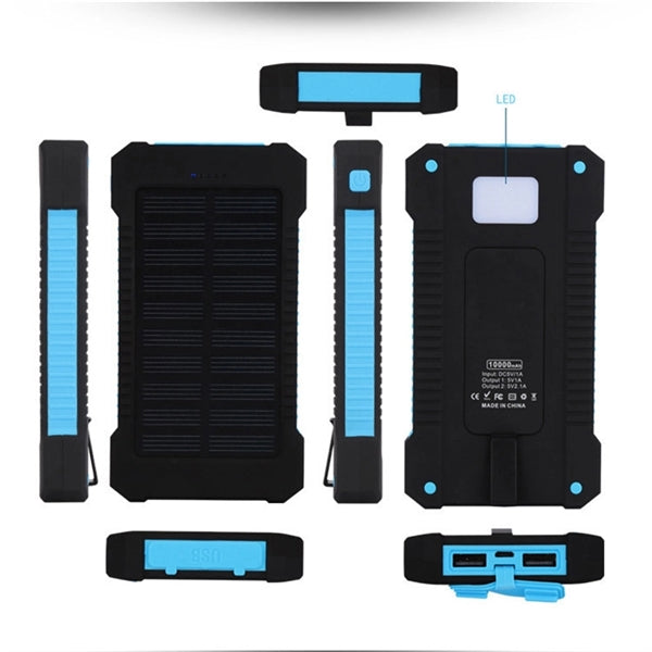 20000mAh Solar Power Bank with Flashlight