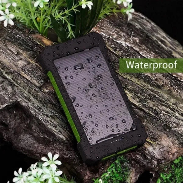 20000mAh Solar Power Bank with Flashlight