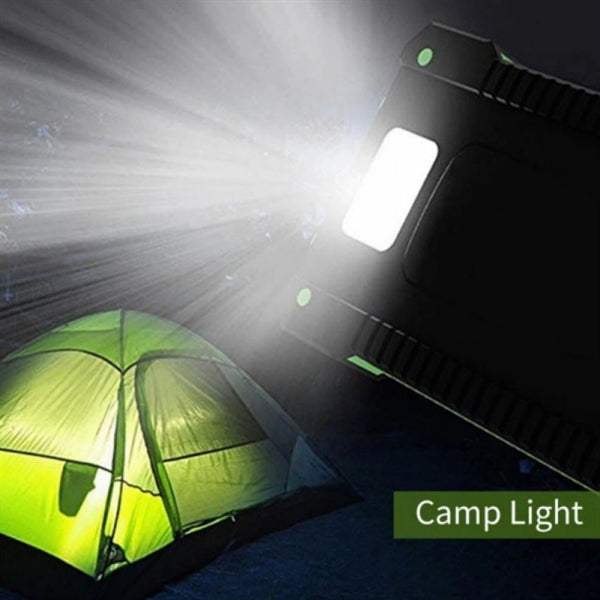 20000mAh Solar Power Bank with Flashlight