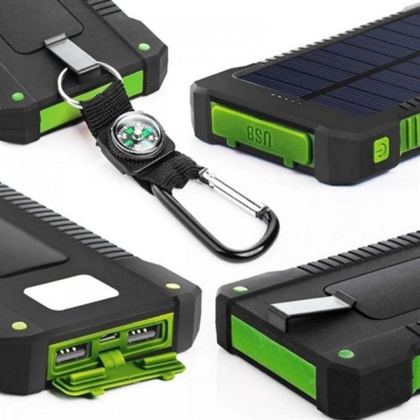 20000mAh Solar Power Bank with Flashlight