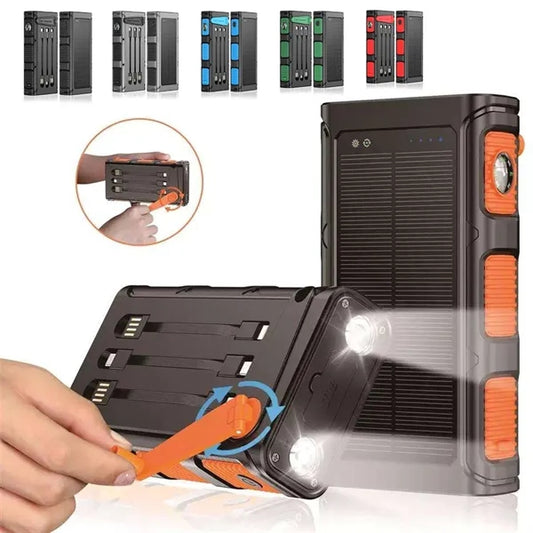 30000mAh Hand Crank Emergency Solar Charger