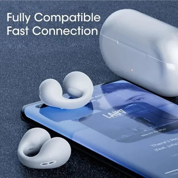 Wireless Ear Clip Bone Conduction Headphones