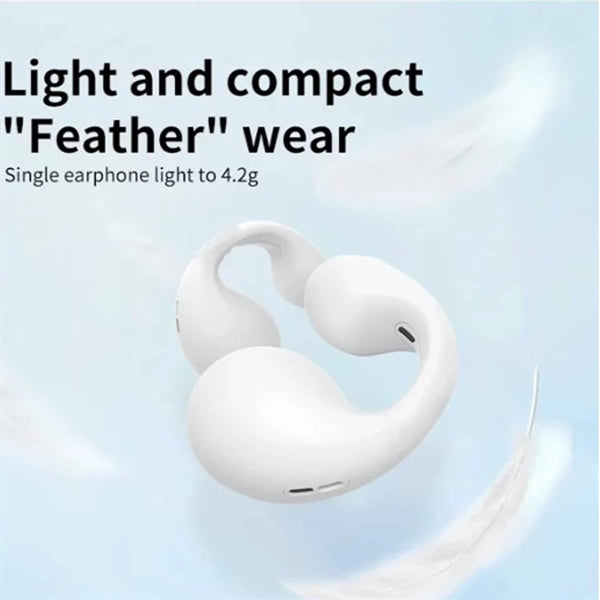 Wireless Ear Clip Bone Conduction Headphones