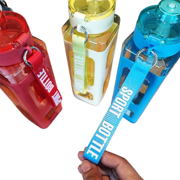 24/30 oz Motivational Water Bottle with Straw & Time Marker