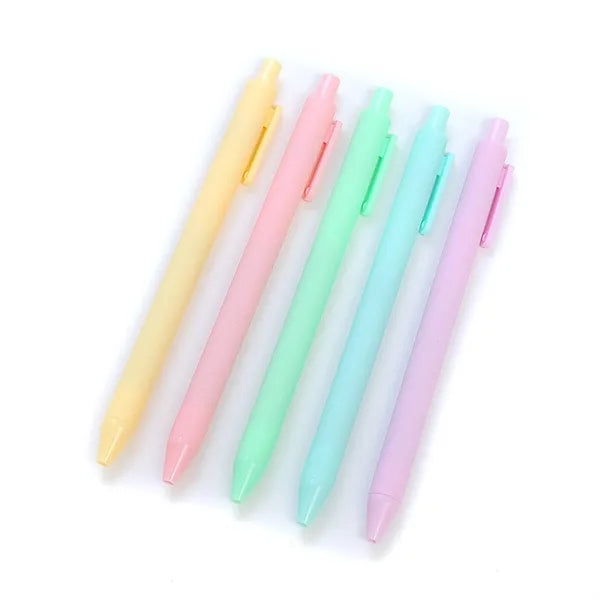 Retractable Gel ink Pens Different Color Barrel