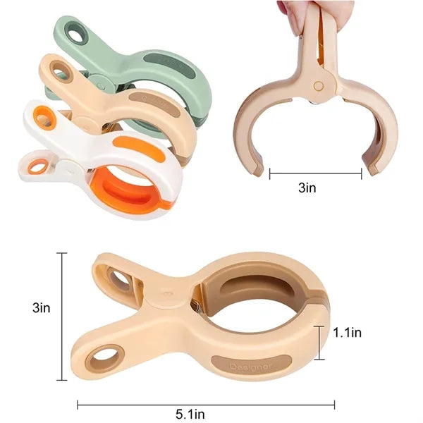 Plastic Strong Beach Towel Chair Clips