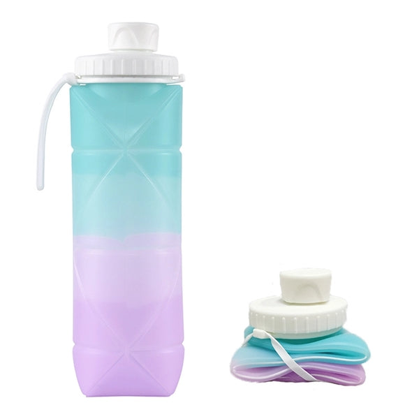 Collapsible Silicone Water Bottle-20oz