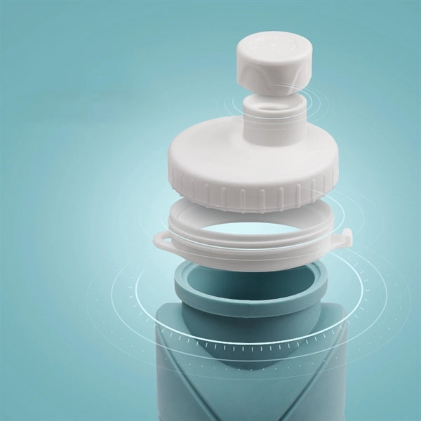 Collapsible Silicone Water Bottle-20oz