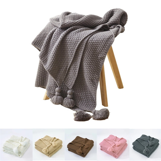 Tassel Throw Blanket