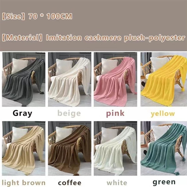 Tassel Throw Blanket