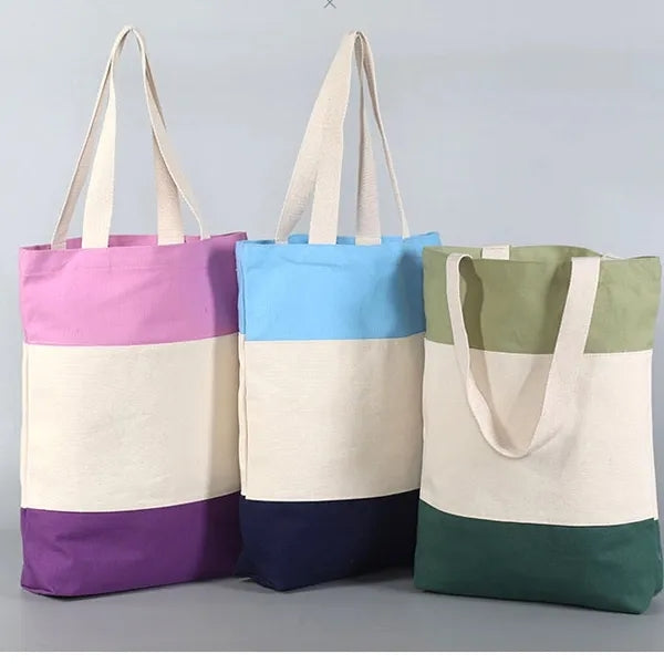 Plain 12 oz.Cotton Canvas Tote Bags