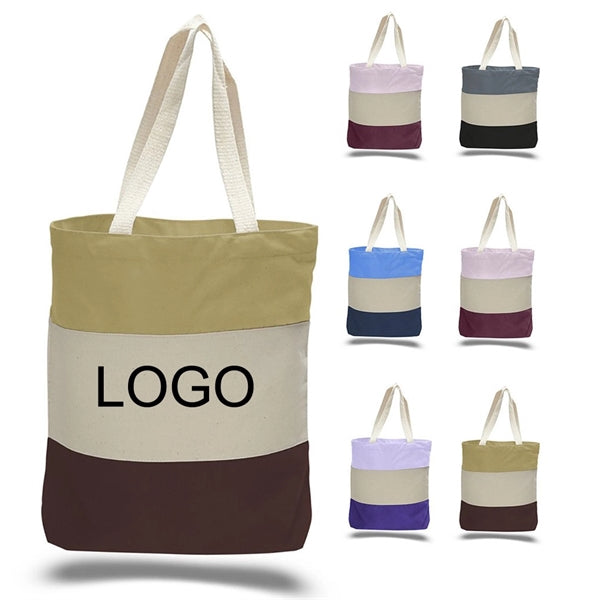 Plain 12 oz.Cotton Canvas Tote Bags