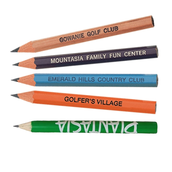 Hexagonal Or Round Wooden Golf Pencil