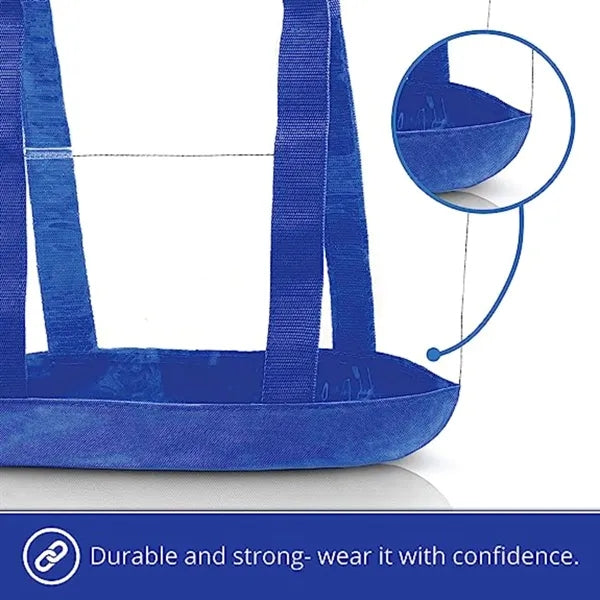 Stadium Approved Clear Tote Bag (19" X 14" X 5.7")