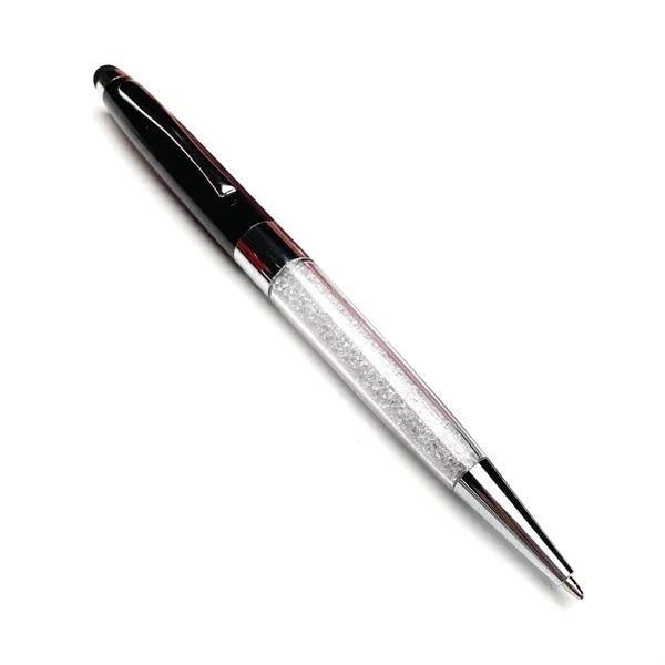Gemstone Ballpoint Pen with Stylus