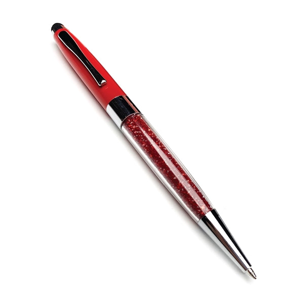 Gemstone Ballpoint Pen with Stylus