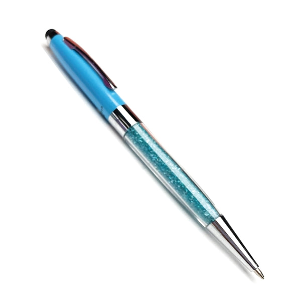Gemstone Ballpoint Pen with Stylus
