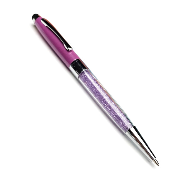 Gemstone Ballpoint Pen with Stylus