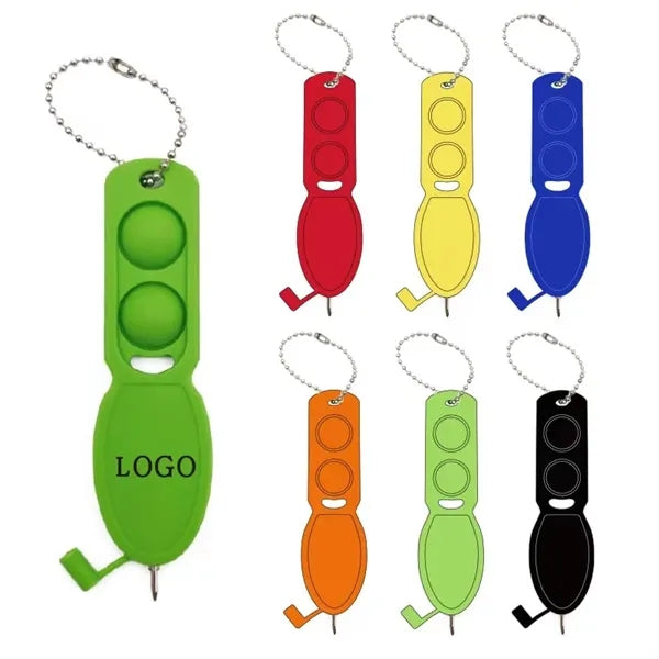 Push Pop Pen With Carabiner