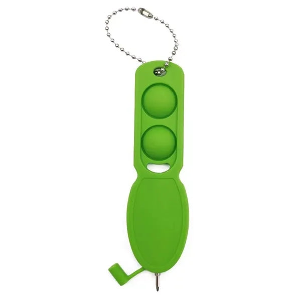 Push Pop Pen With Carabiner