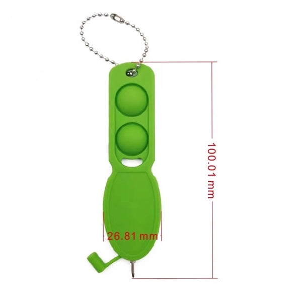 Push Pop Pen With Carabiner