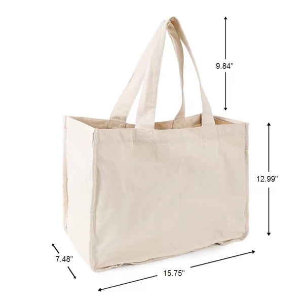Organic Cotton Grocery Tote Bags
