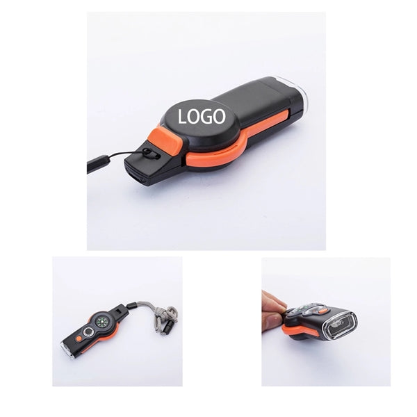 Outdoor Multifunctional Tool Safety Whistle with Lanyard