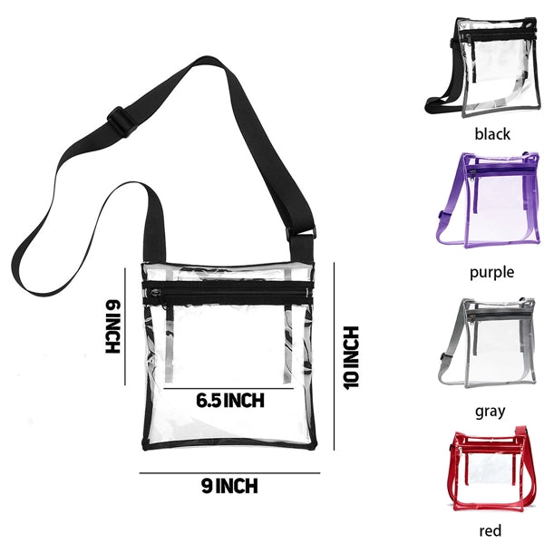 Clear Bag Stadium Approved Crossbody