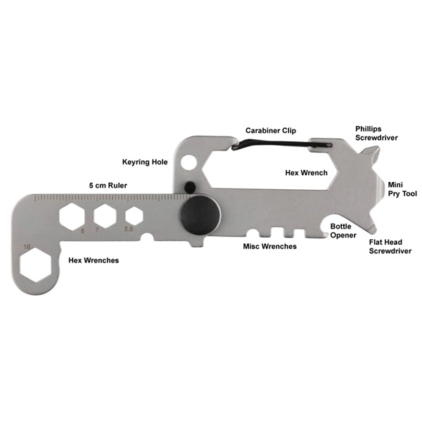 Tactical Multi-Tool Pocket Carabiner