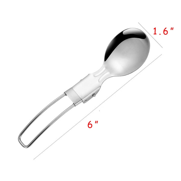 Collapsible Knife Fork And Spoon Stainless Steel Cutlery