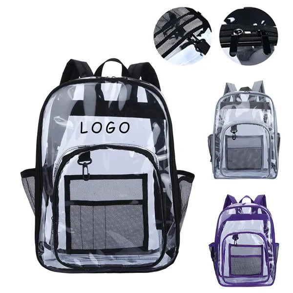 Large Capacity Portable PVC Transparent Fashion Backpack