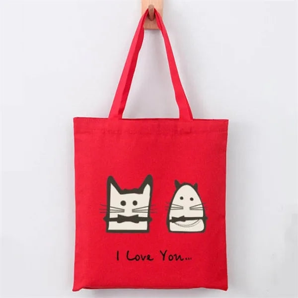 8oz 100% Natural Cotton Tote Shopping Bag