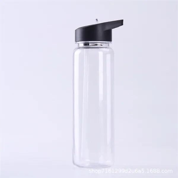24oz Plastic Sport Water Bottle With Straw
