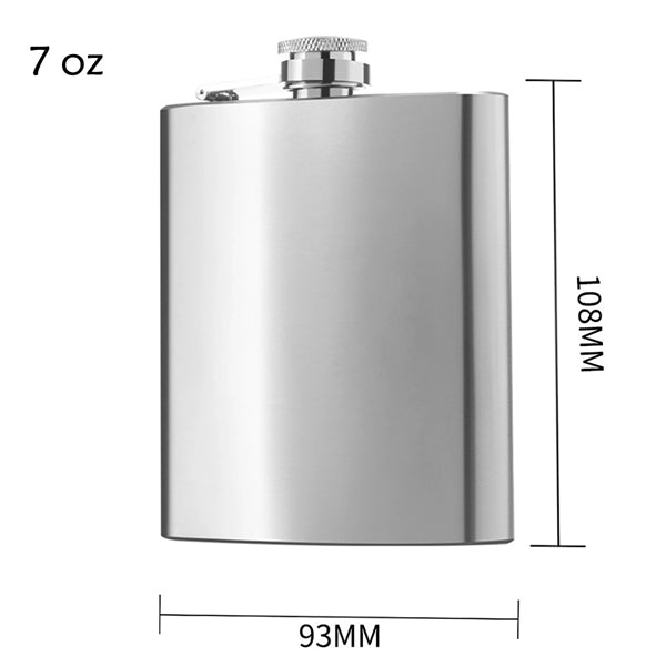 Portable Pocket Whiskey Flagon Gift Set