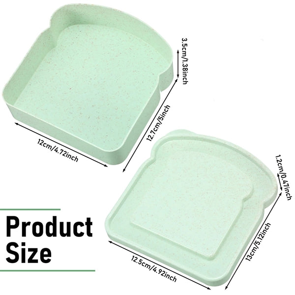 Pp And Bamboo Fiber Sandwich Containers Food Storage