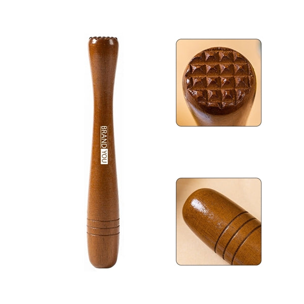 Wooden Cocktail Muddler Ice Crusher Stirring Stick
