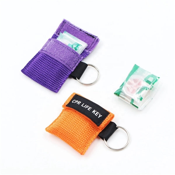 CPR Face Shield Mask Keychain