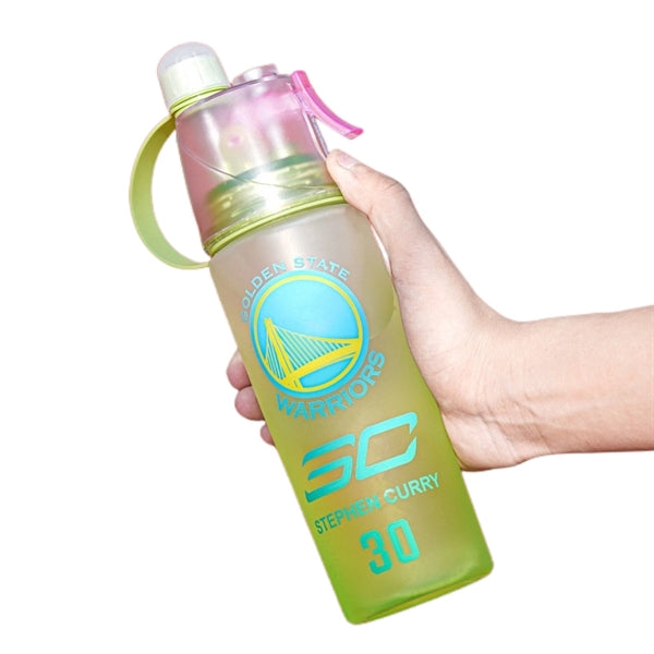 Kids NBA Star Player Sports Misting Top Spout Water Bottle