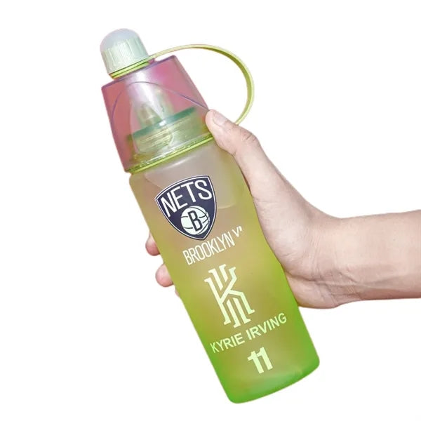 Kids NBA Star Player Sports Misting Top Spout Water Bottle