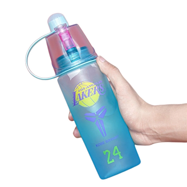 Kids NBA Star Player Sports Misting Top Spout Water Bottle