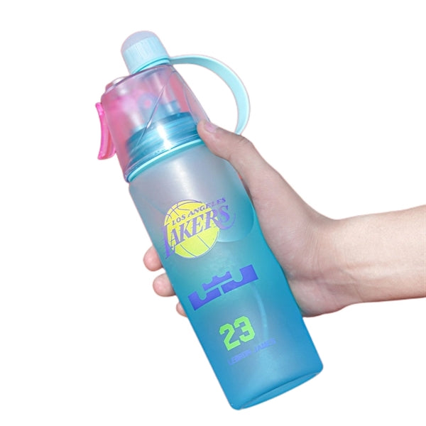 Kids NBA Star Player Sports Misting Top Spout Water Bottle