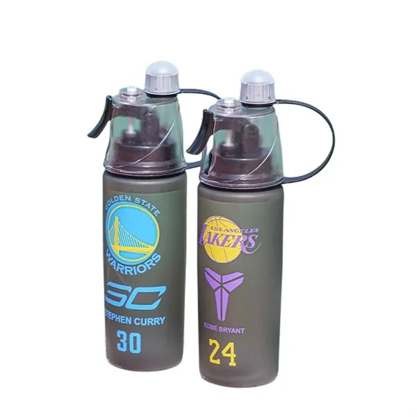 Kids NBA Star Player Sports Misting Top Spout Water Bottle