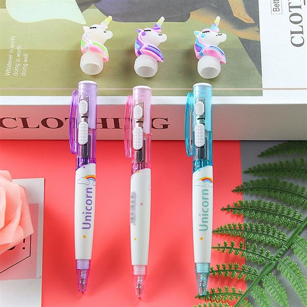 Unicorn Ballpoint Pen With Lamp