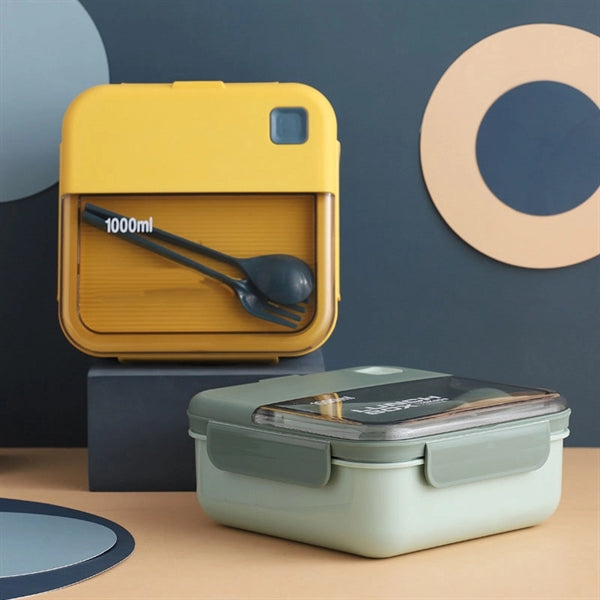 Square Flat Top Student Lunch Box