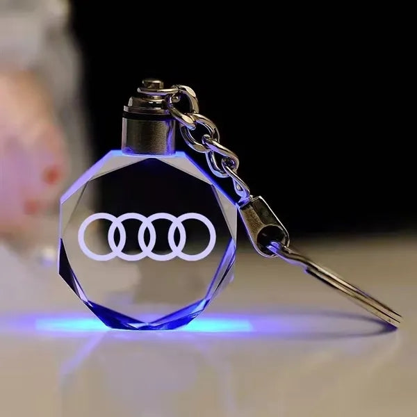 Crystal luminous keychain