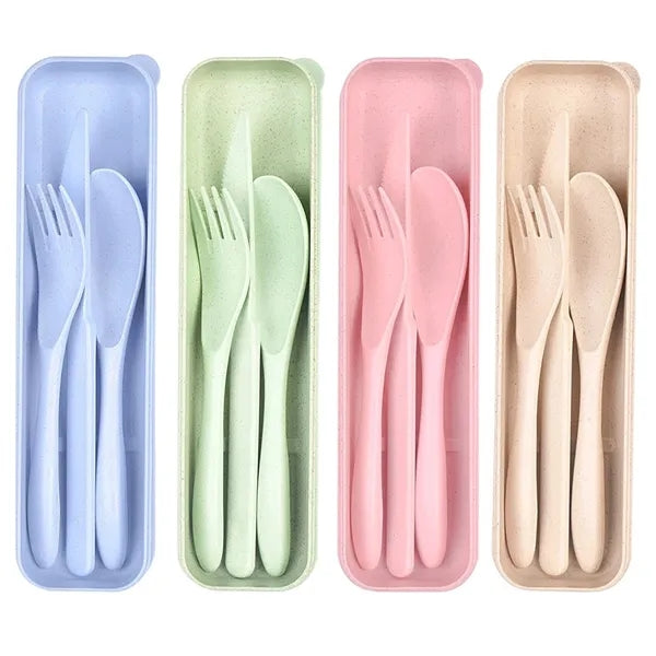 Travel Utensil Set with Case