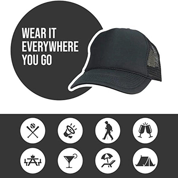 Summer Foam Baseball Cap Trucker Mesh Hat