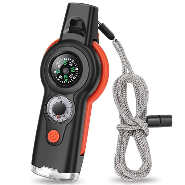 7-in-1 Emergency Survival Function Whistle