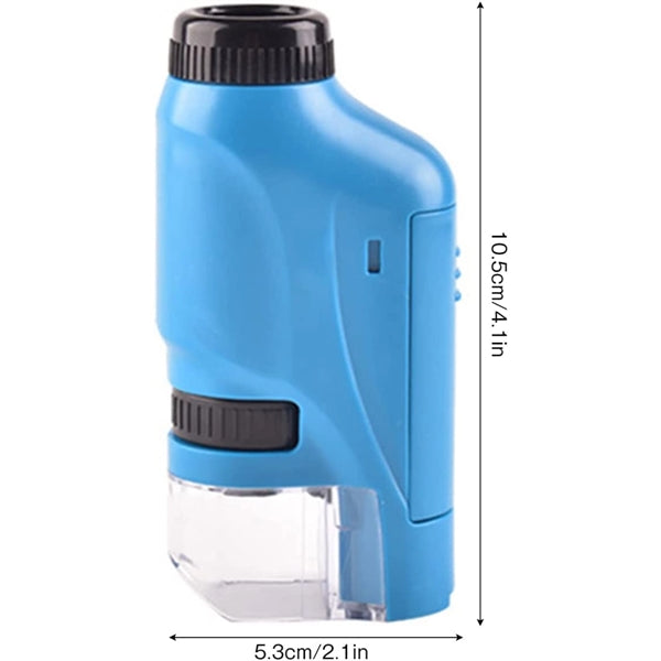 Portable Mini Microscope with LED Light