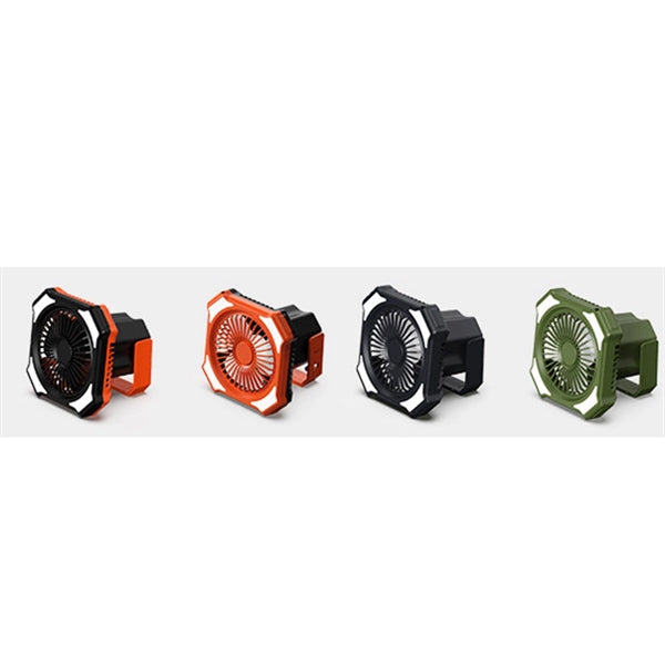 Remote LED Camping USB Desk Fan